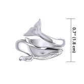 Blue Whale Sterling Silver Ring TRI1926 - Ring